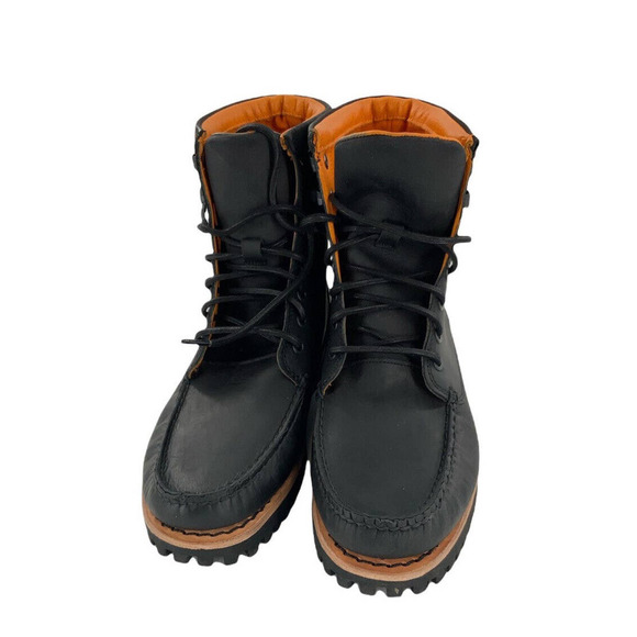 Timberland Boots Mens Size 8M Jacksons Landing Moc Toe Black Full Grain Combat main image 7